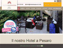 Tablet Screenshot of hotelduepavoni.com
